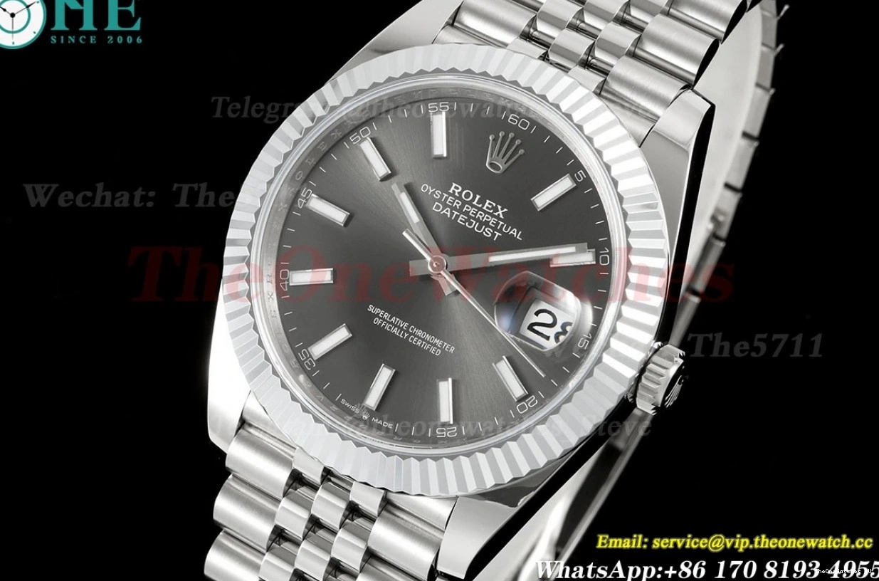 41mm SS SS Jub 126334 Datejust VR3235 Dial Grey JQF 0702